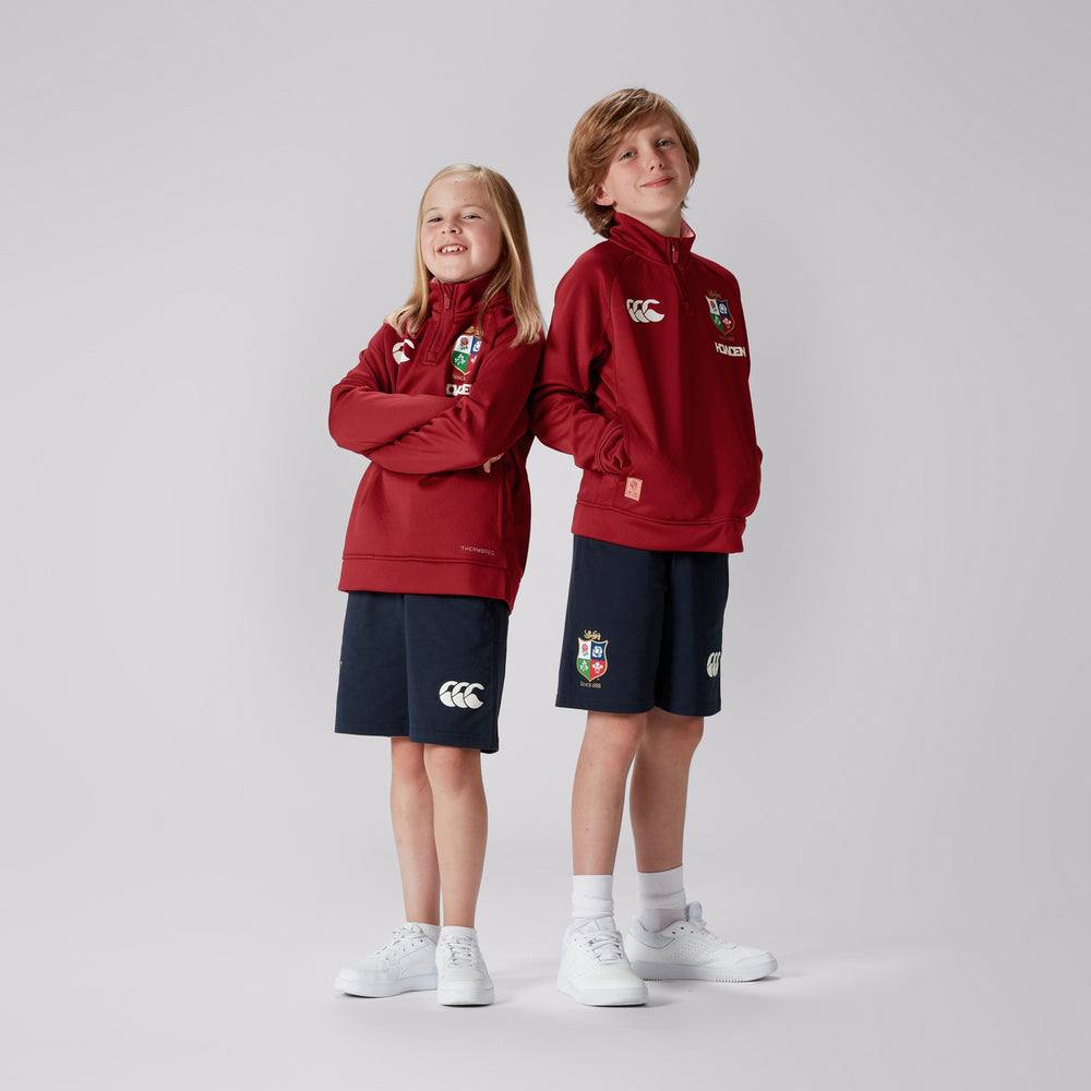 British & Irish Lions - 1/4 Zip Fleece - Juniors - Red