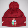 British & Irish Lions - Fleece Lined Bobble Hat - Red