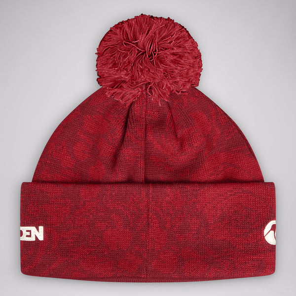 British & Irish Lions - Fleece Lined Bobble Hat - Red