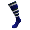 Canterbury Striped Socks - Royal/Forest/White