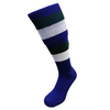 CCC Hooped Sock Royal/ White /Forest