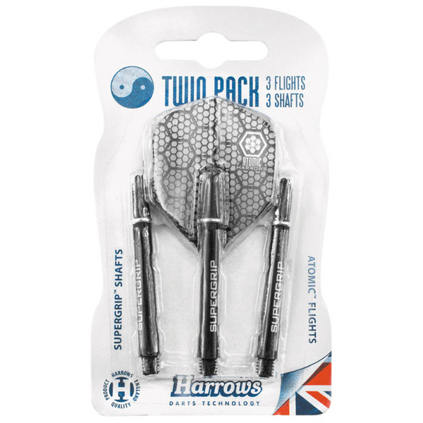 Harrows Twin Pack Dart Flight/Shafts -DS