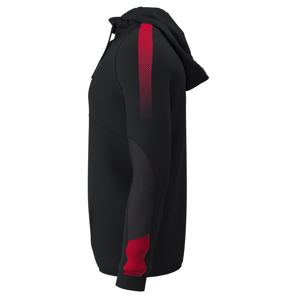 Edge Pro Technical Hoody - Adults - Black/Red