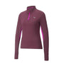 Puma Run Fav 1/4 Zip Top - Womens - Grape