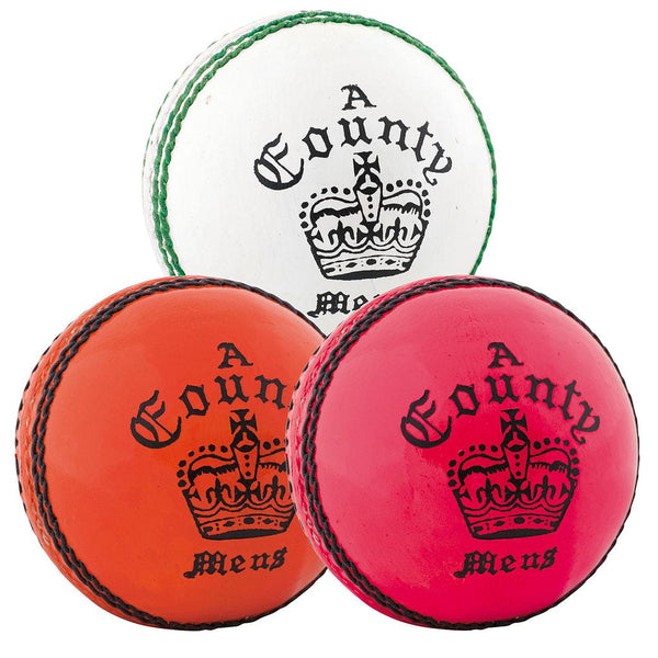 Readers County Crown Cricket Ball -Pink -DS