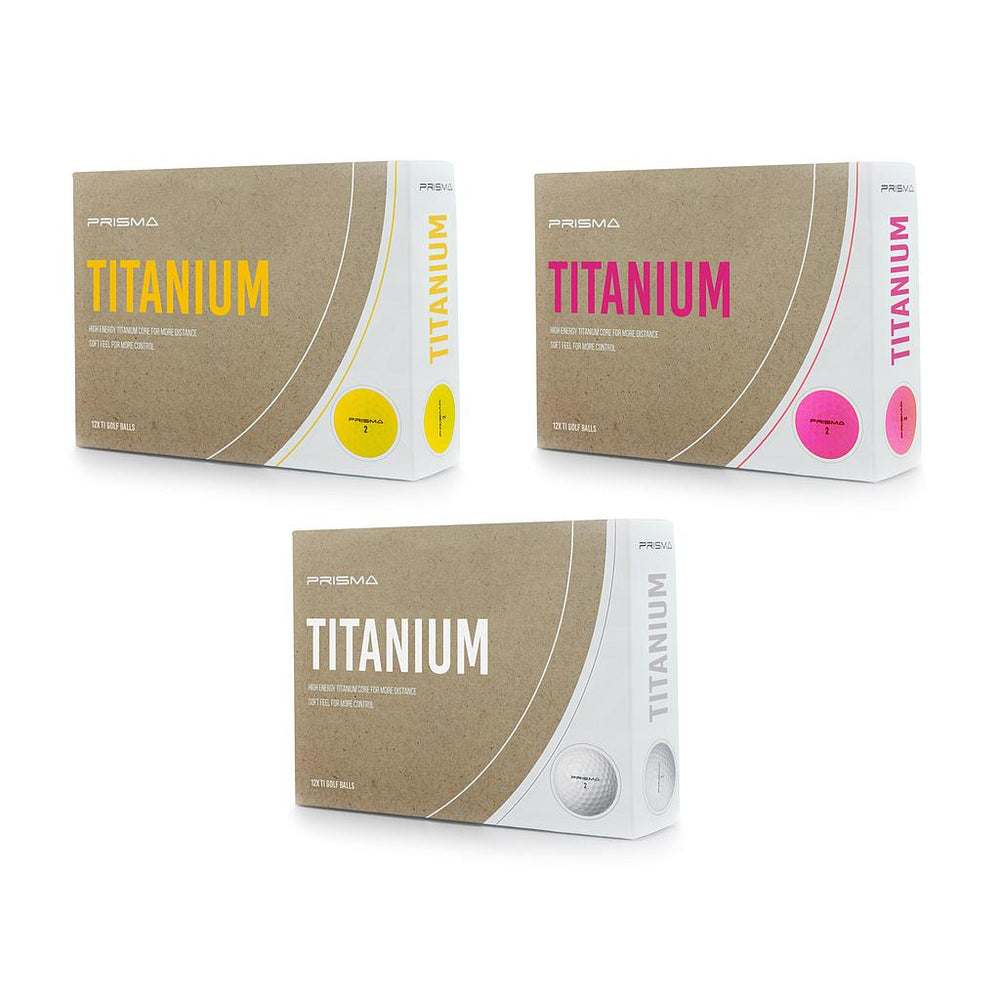 Masters Prisma Titanium Golf Balls (Box of 12) -DS