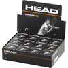 Head Prime Squash Ballls - Double Yellow Dot - Box of 12