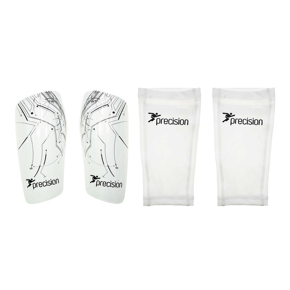 Precision Pro Matrix Shinguards White -DS