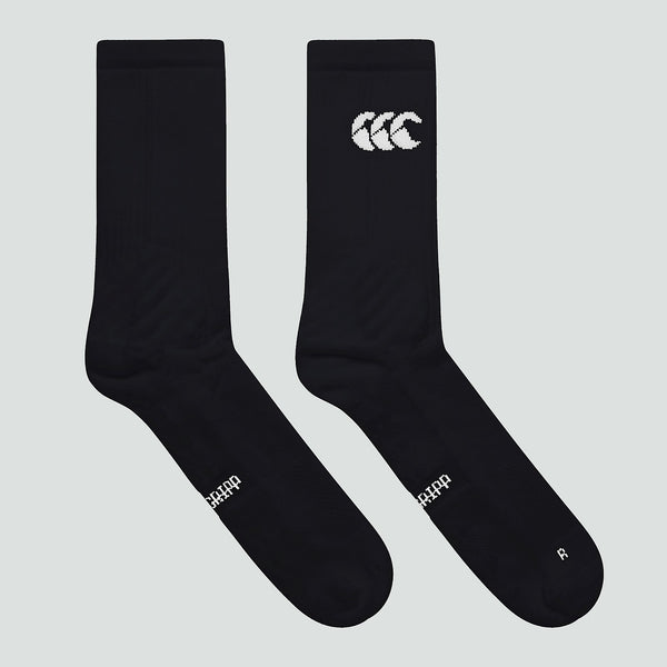 Canterbury Mid Calf Grip Socks - Black - Adults