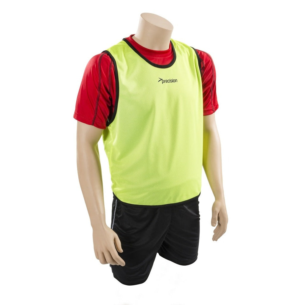 Precision Mesh Bib - Fluo Yellow - Branded