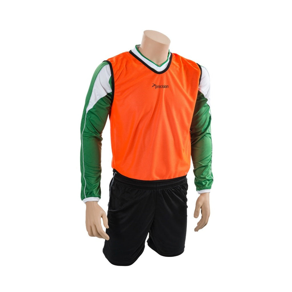Precision Mesh Bib - Fluo Orange - Branded