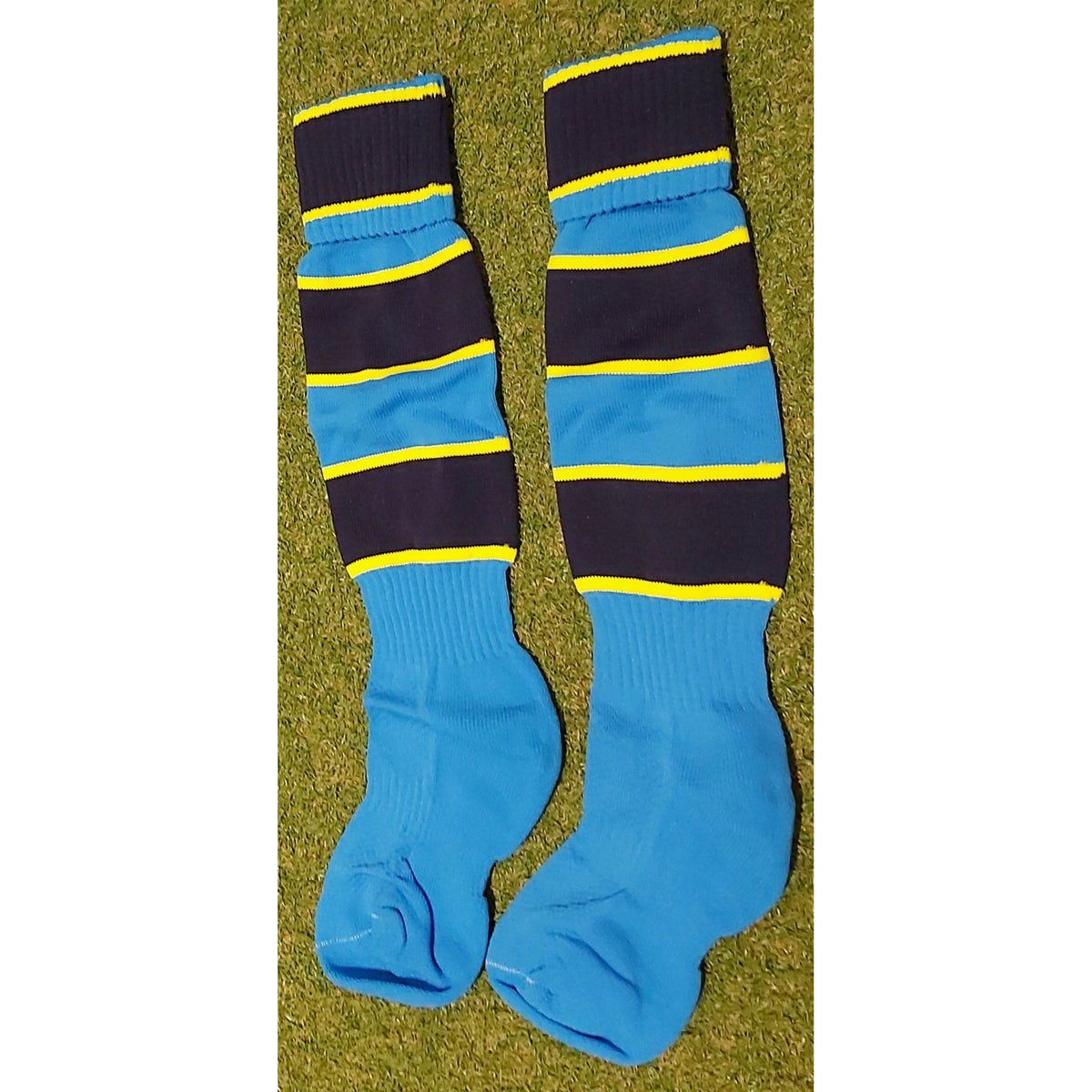 Euro Football Socks Blue/Navy/Yellow