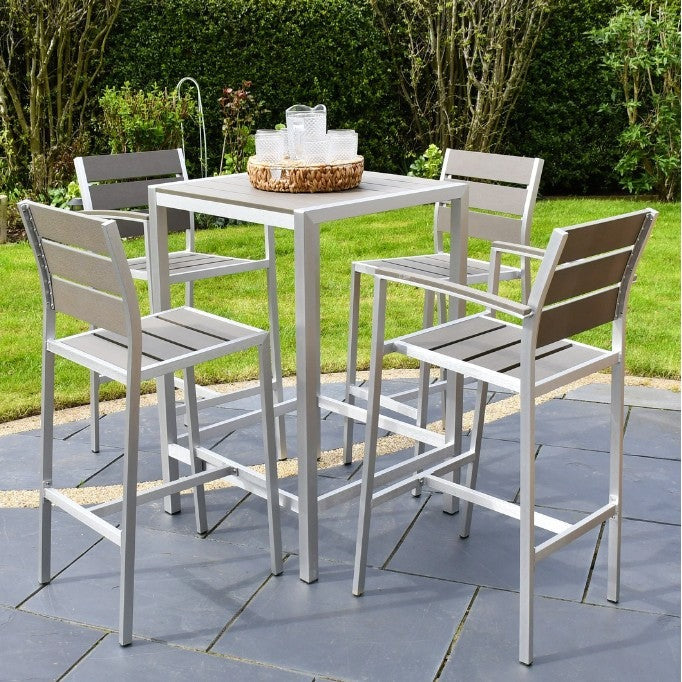 SAC Deluxe Brushed Nickel 5pc Bar Set -DS