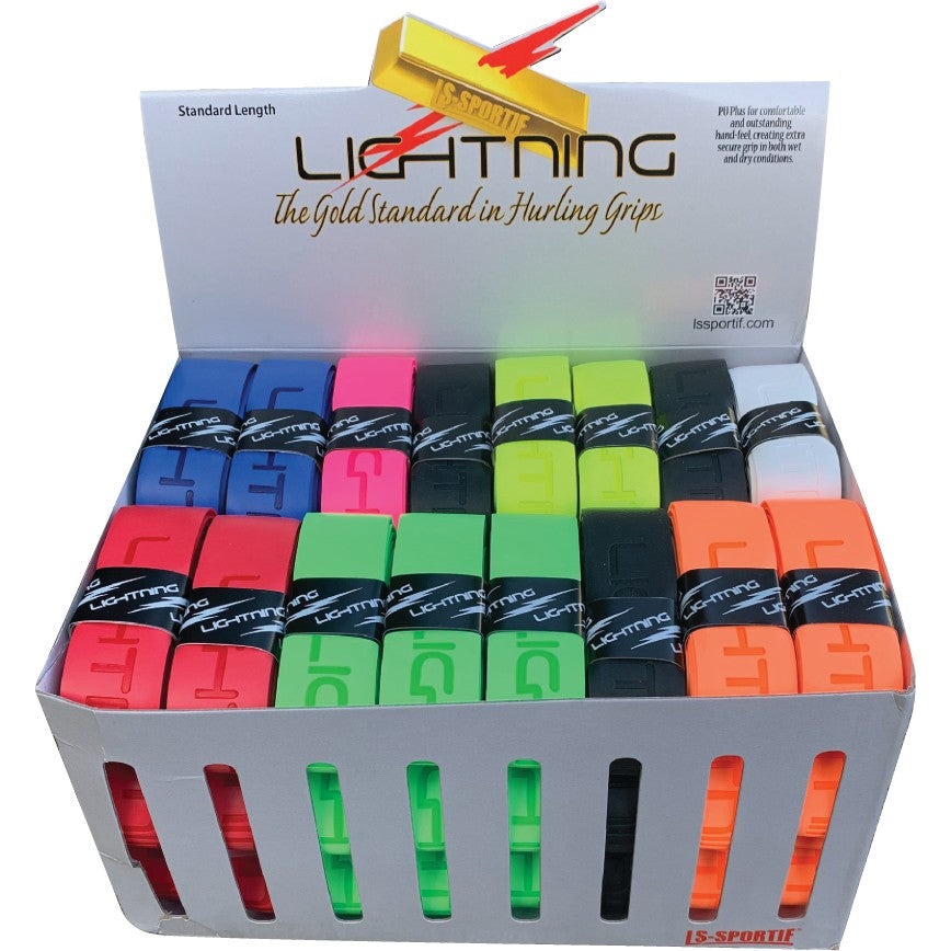 LS-Sportif Embossed Lightning Grip Box (48pcs) -DS