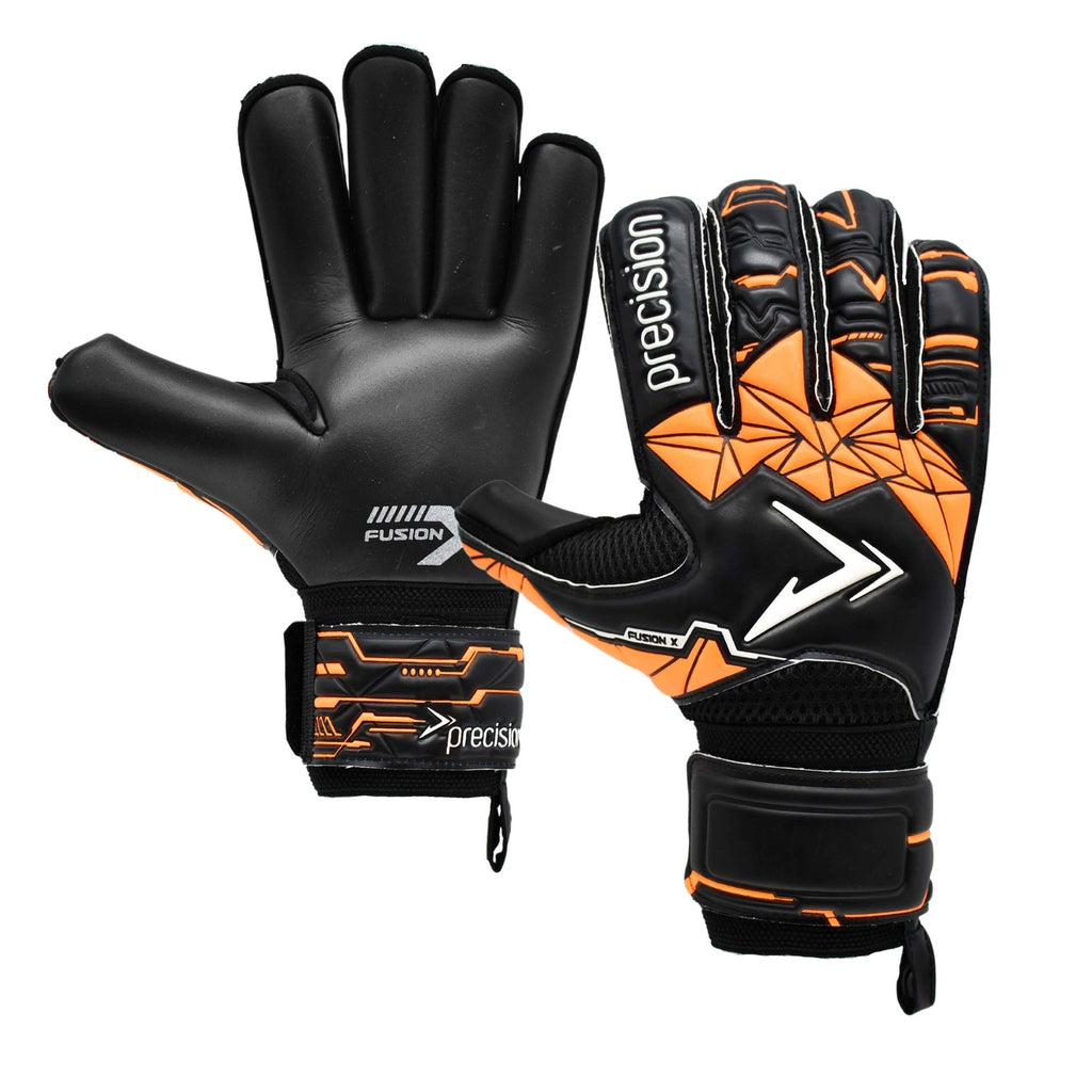 Precision Junior Fusion X Roll Finger Protect Goalkeeper Gloves -DS