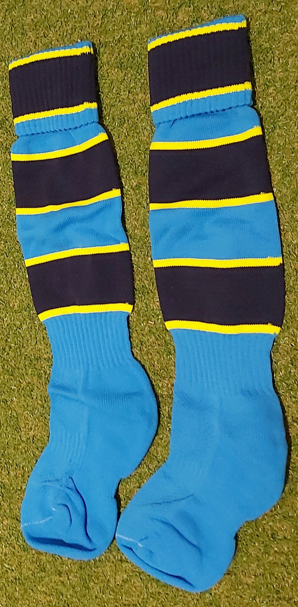 Euro Football Socks Blue/Navy/Yellow
