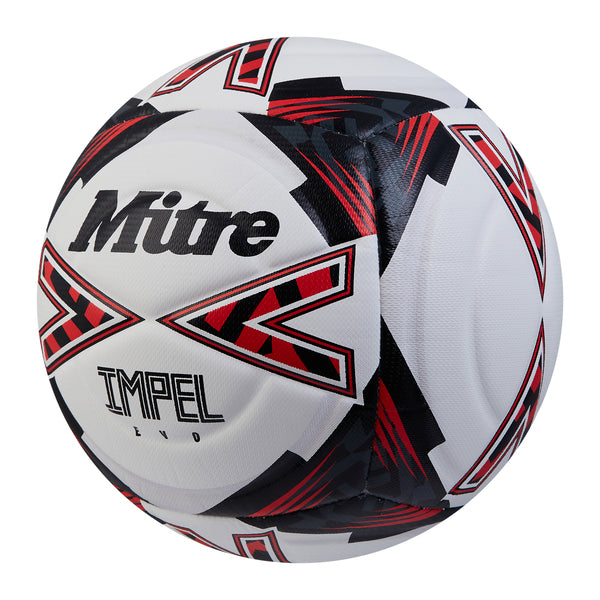 Mitre Impel Evo Football - White/Red/ Black