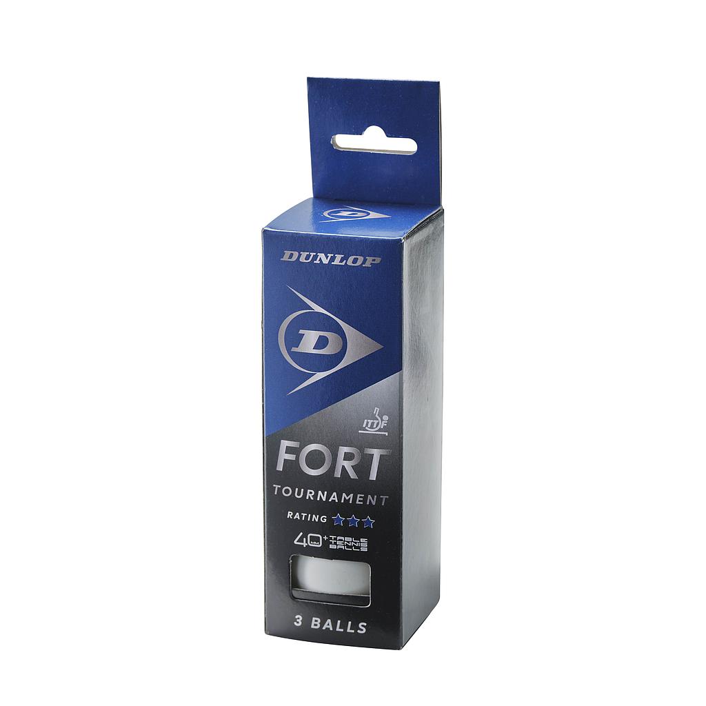 Dunlop 40+ Fort Tournament TT Balls - Pk3 -DS