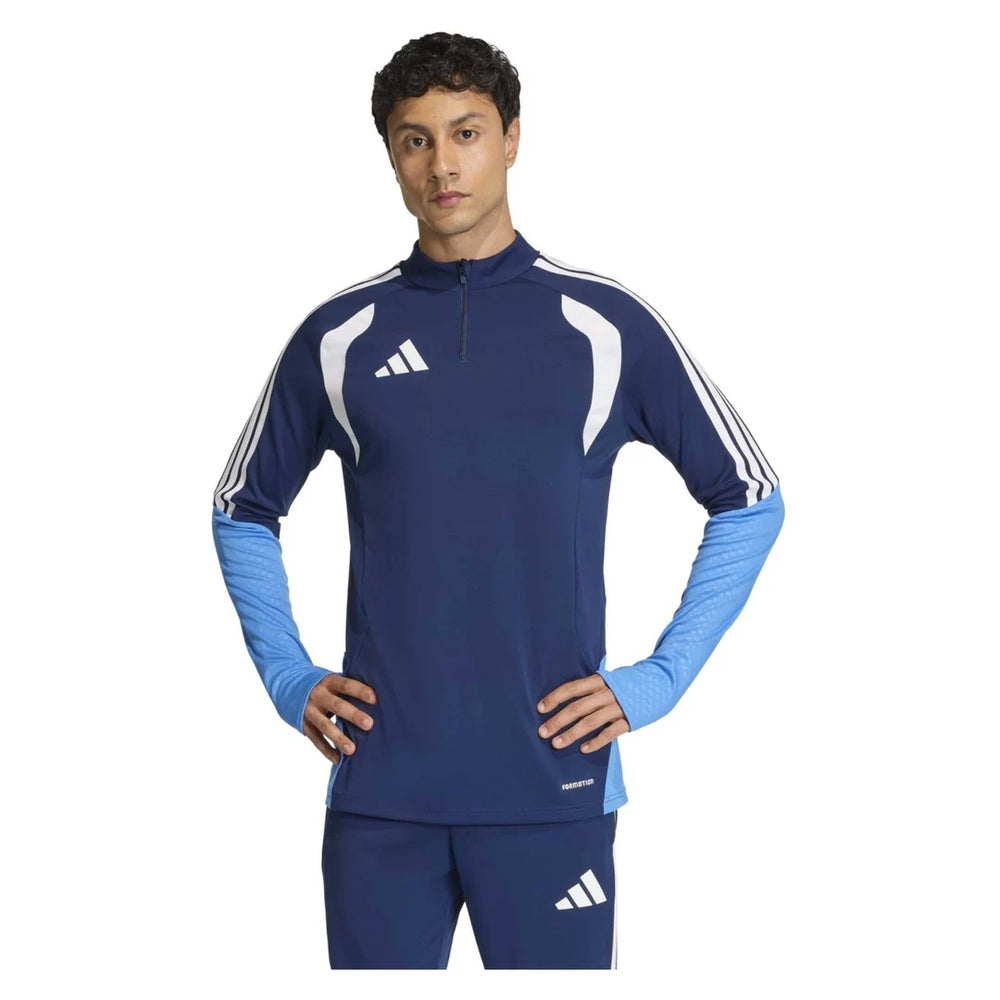 Adidas Tiro26c 1/4 Zip Top- Adults - Navy/Ray Blue