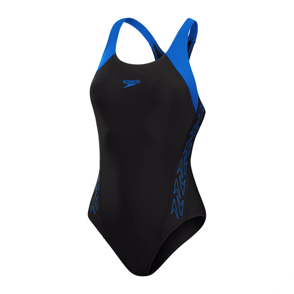 Speedo Hyperboom SPLC Racerback Swimsuit - Womens - Black