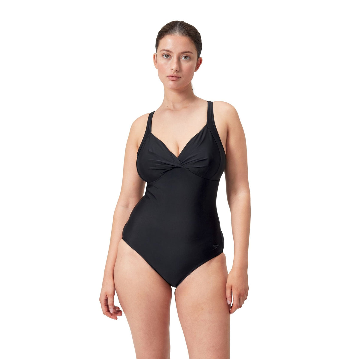 Speedo Cross Knot Shaping 1 Piece Swimsuit -DS