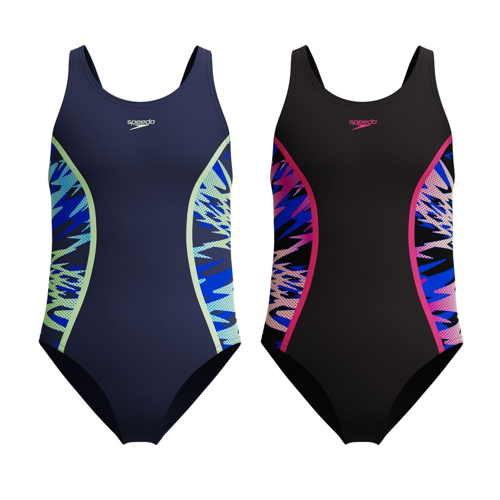 Speedo Hyperboom Splice Muscleback Teen Swimsuit -DS