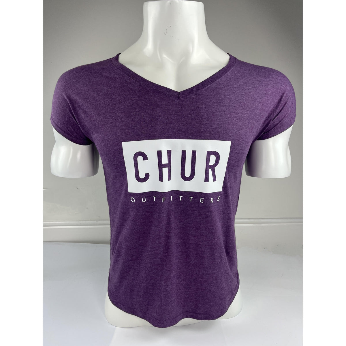 Chur Outfitters V Neck T-shirt -Adults -Mens