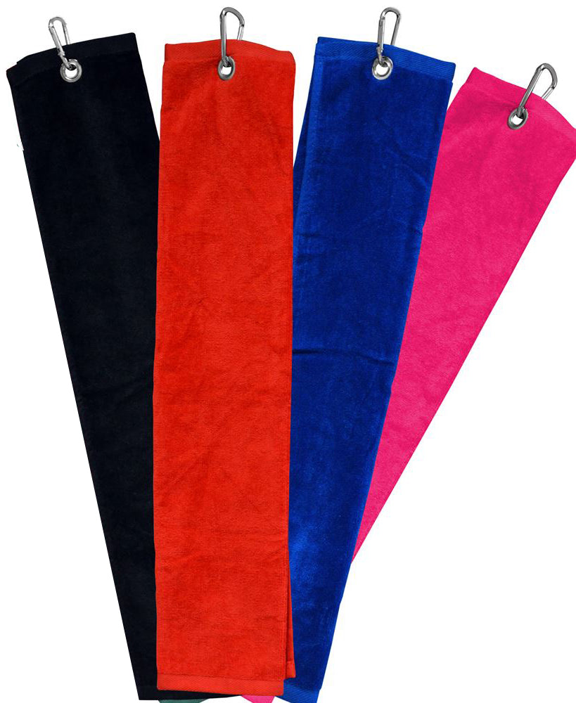 Longridge Blank Luxury 3 Fold Golf Towel -DS
