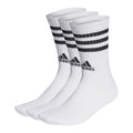 Adidas 3 Stripe Cushioned Crew Socks Adult (3 Pairs) -DS
