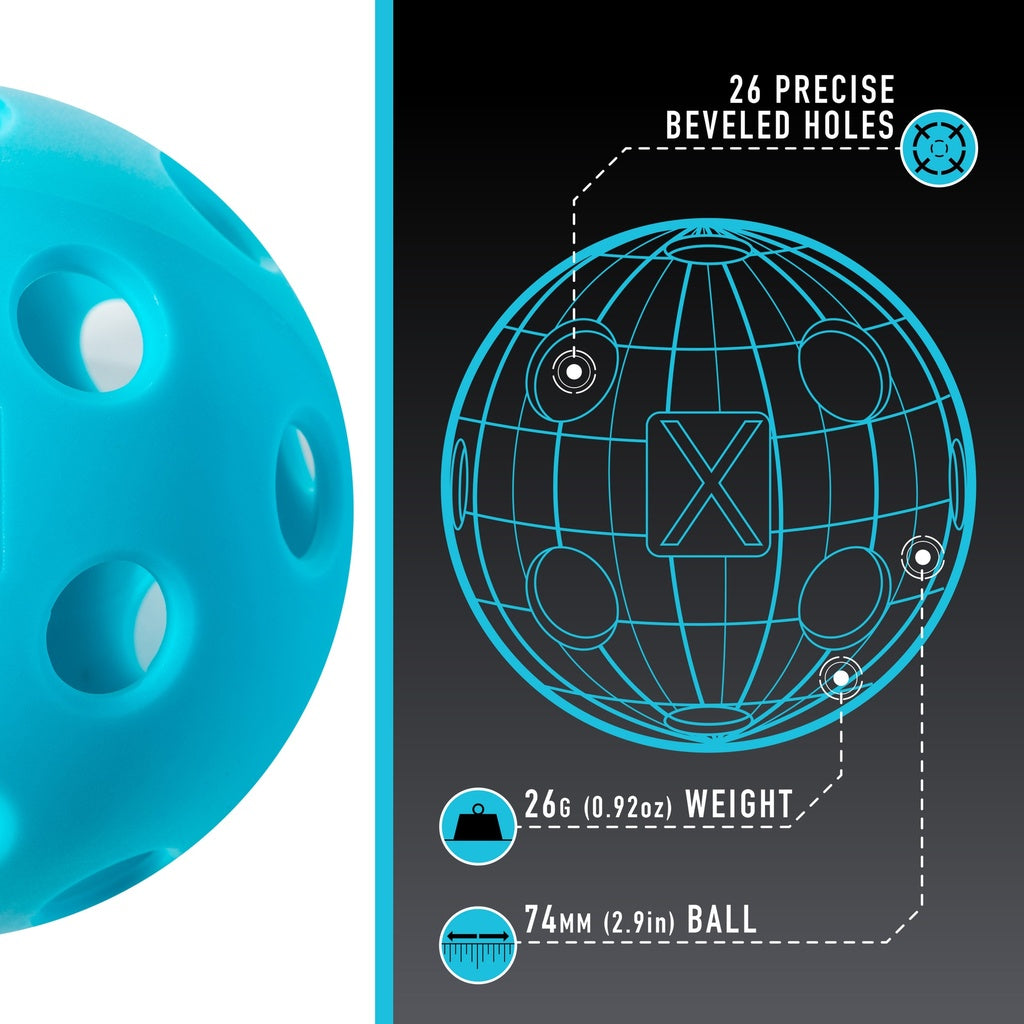 Franklin Indoor X-26 Pickleball - Blue