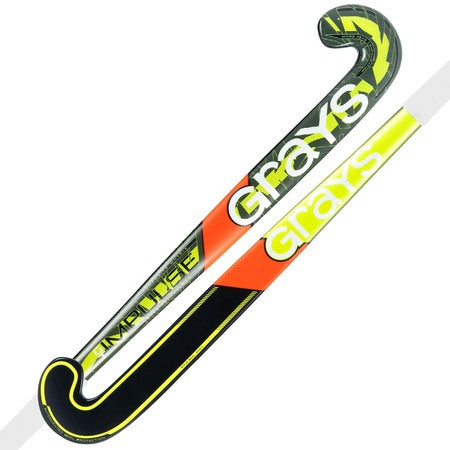 Grays Impulse GT Hockey Stick - Fluo Yellow/Black - Juniors