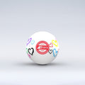 Grays Heart Hockey Ball - White