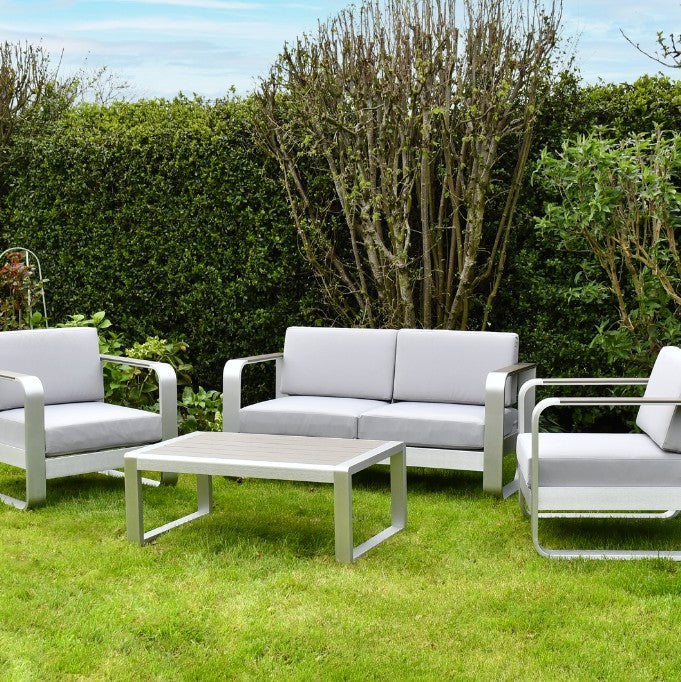 SAC Deluxe Brushed Nickel Patio Set -DS