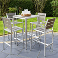SAC Deluxe Brushed Nickel 5pc Bar Set -DS
