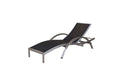 SAC Deluxe Brushed Nickel Sun Lounger -DS