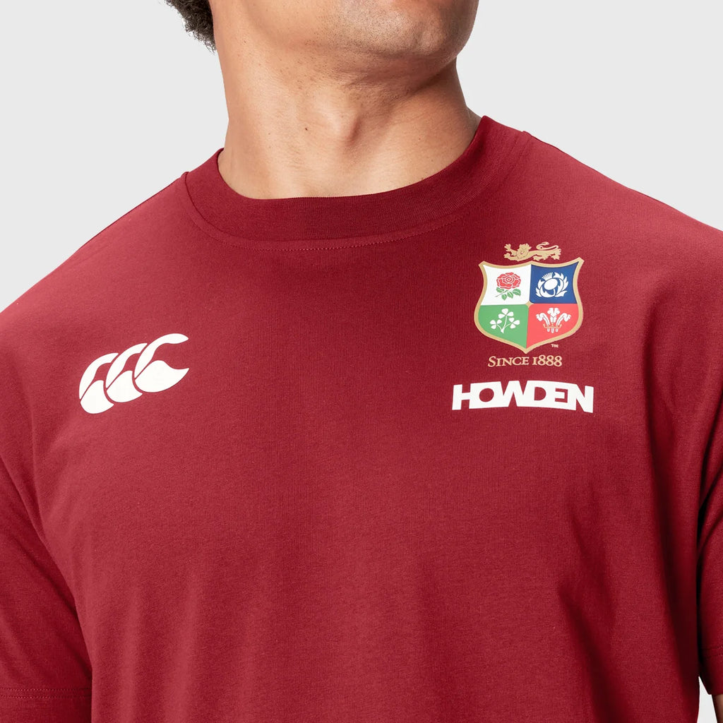 British & Irish Lions - Cotton Tee - Red