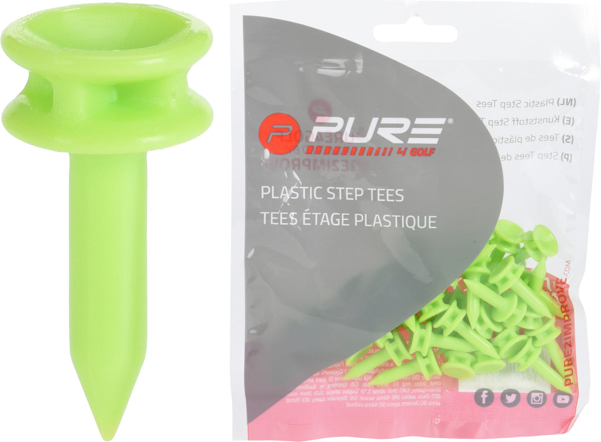 Pure2improve Step Tees (Bag of 25) -DS