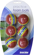 Longridge Foam Ball Multi Coloured 6 Pack -DS