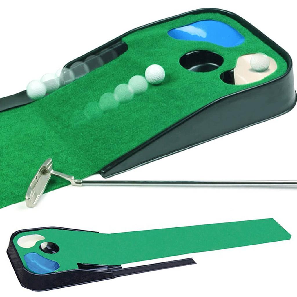 Longridge Putt N Hazzard Putting Mat (With Ball Return Tray) -DS