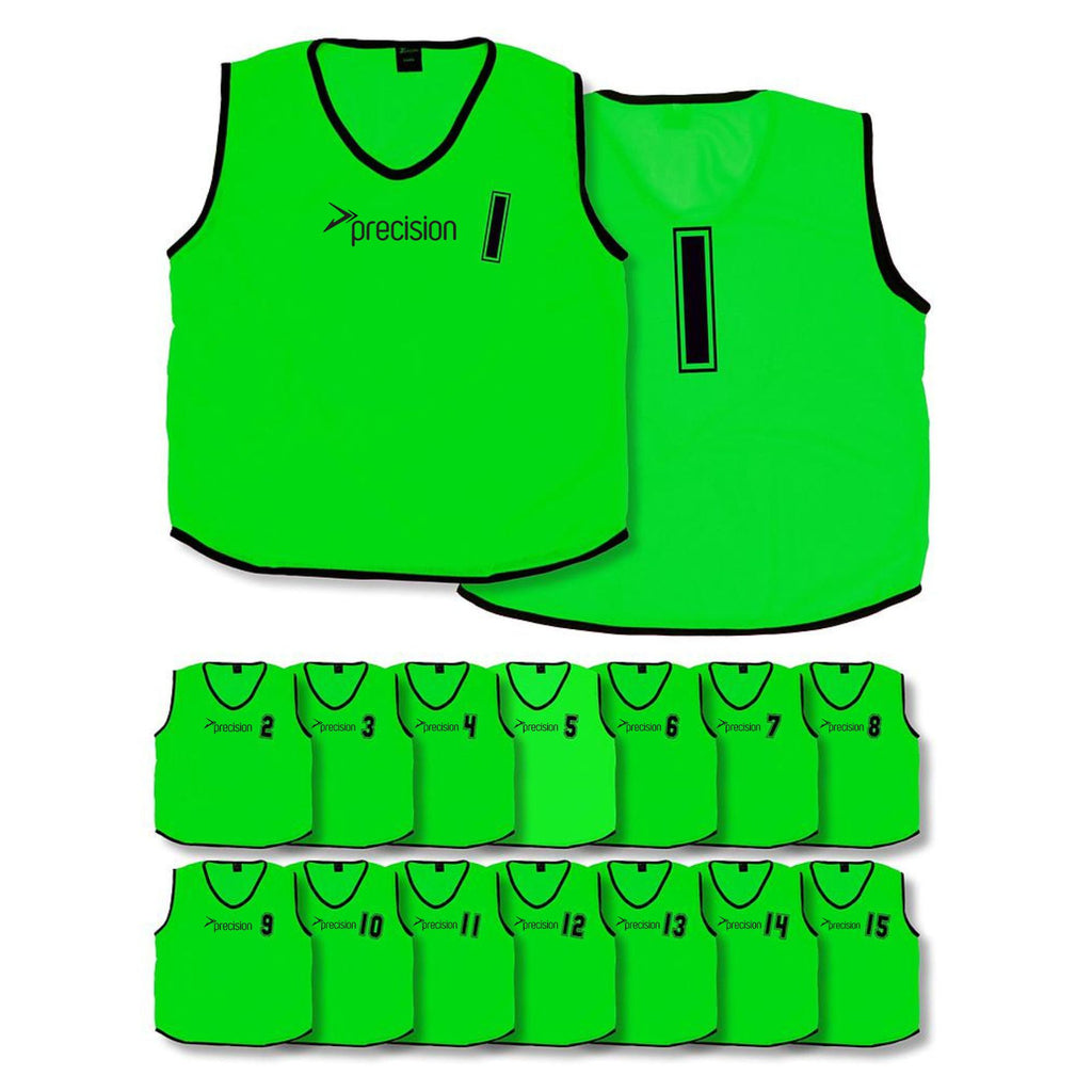 (Pack of 15) Precision Mesh Numbered 1 - 15 Training Bibs (Infants, Kids) -DS