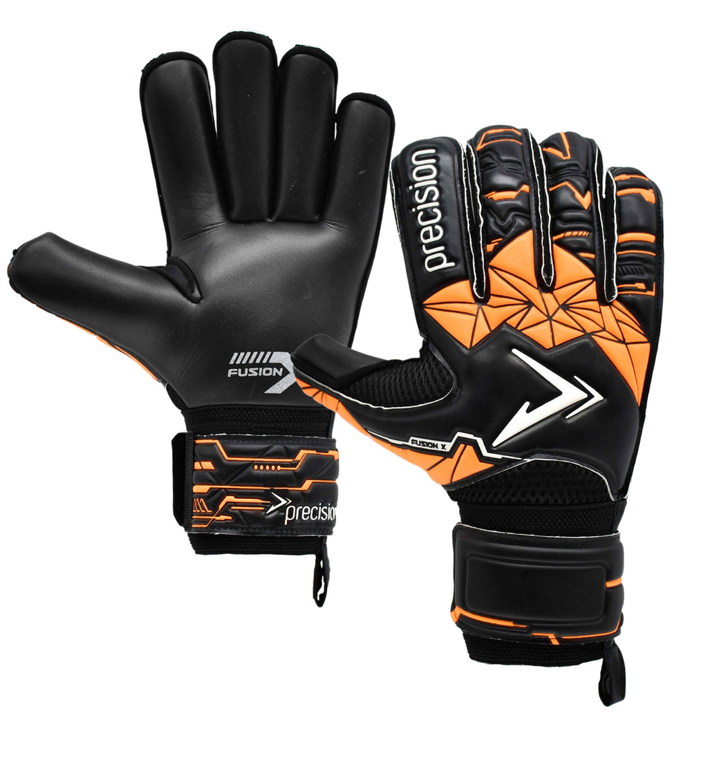 Precision Junior Fusion X Roll Finger Protect Goalkeeper Gloves -DS