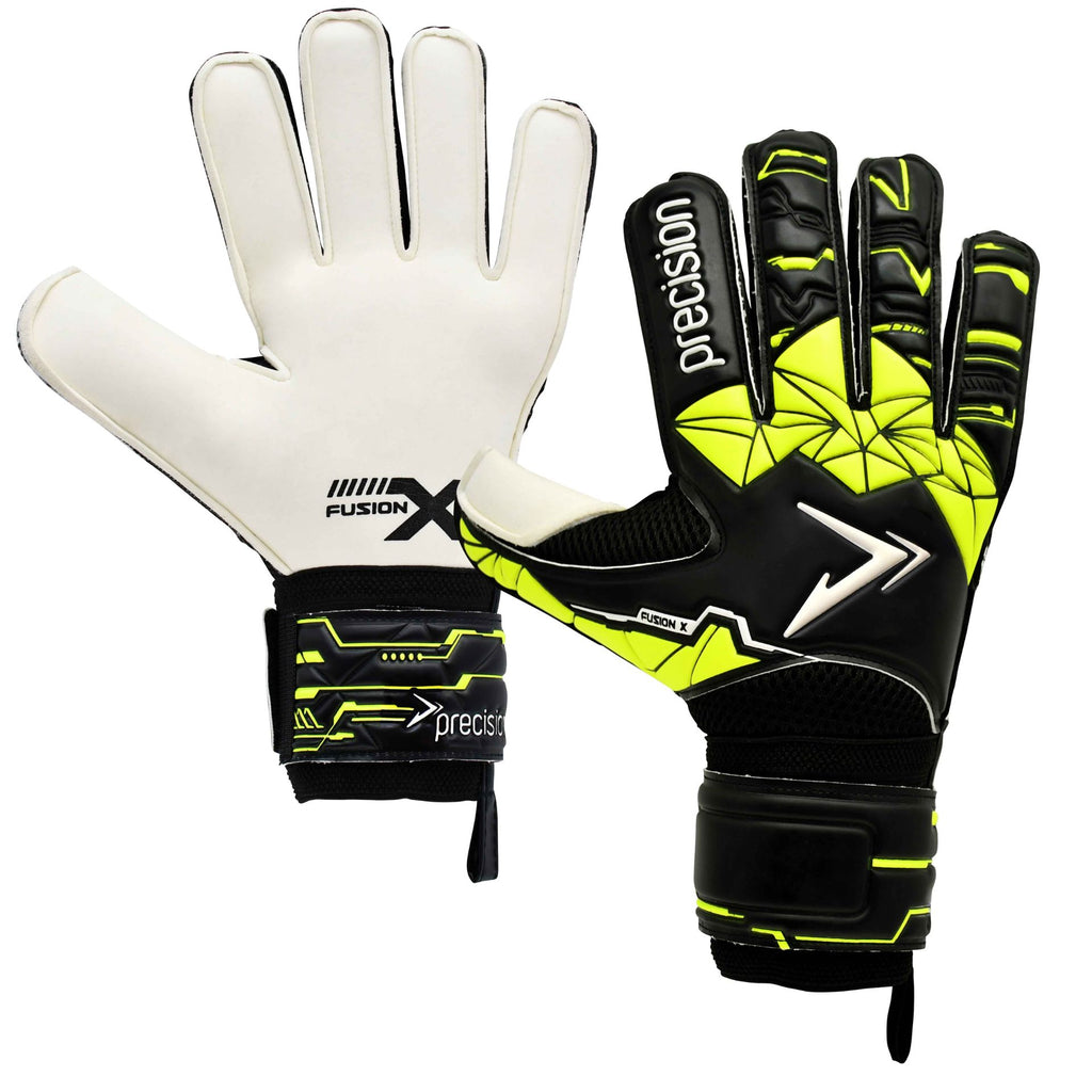 Precision Fusion X Flat Cut Finger Protect Goalkeeper Gloves -DS