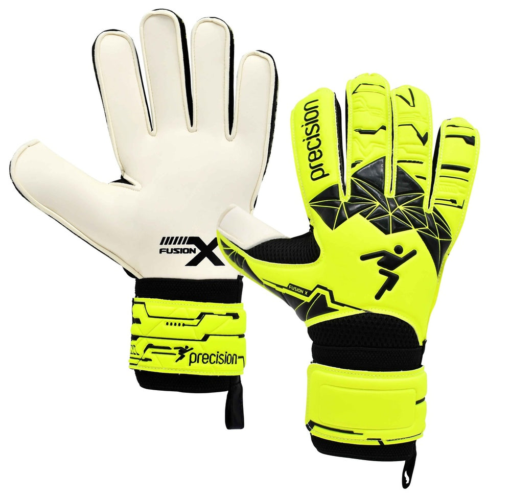 Precision Fusion X Flat Cut Essential GK Gloves - Juniors