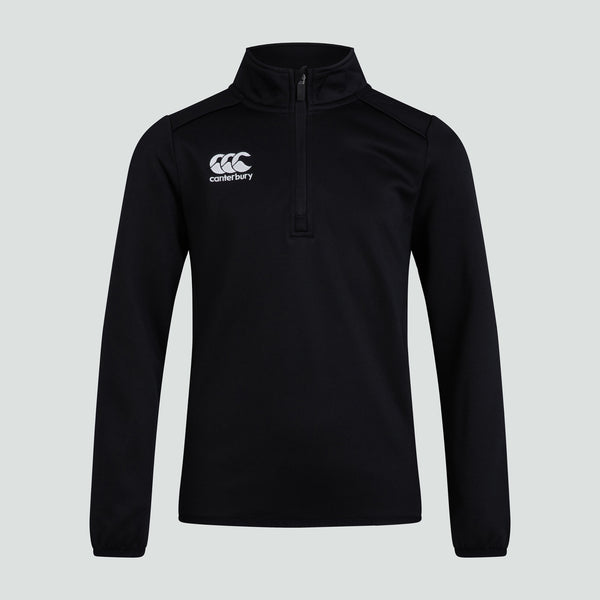 Canterbury Club 1/4 Zip Mid Layer Top - Juniors - Black