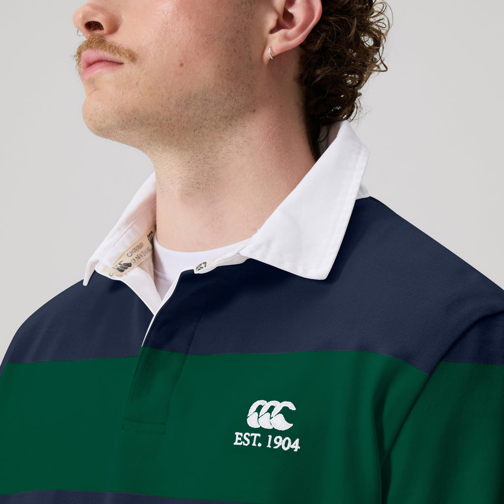 Canterbury Multi Stripe Rugby Jersey  - Adults - Navy