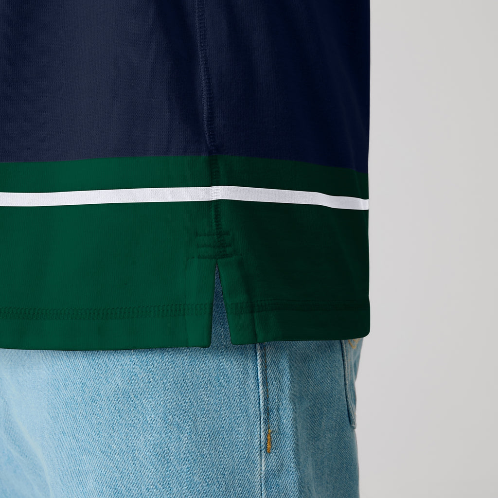 Canterbury Multi Stripe Rugby Jersey  - Adults - Navy
