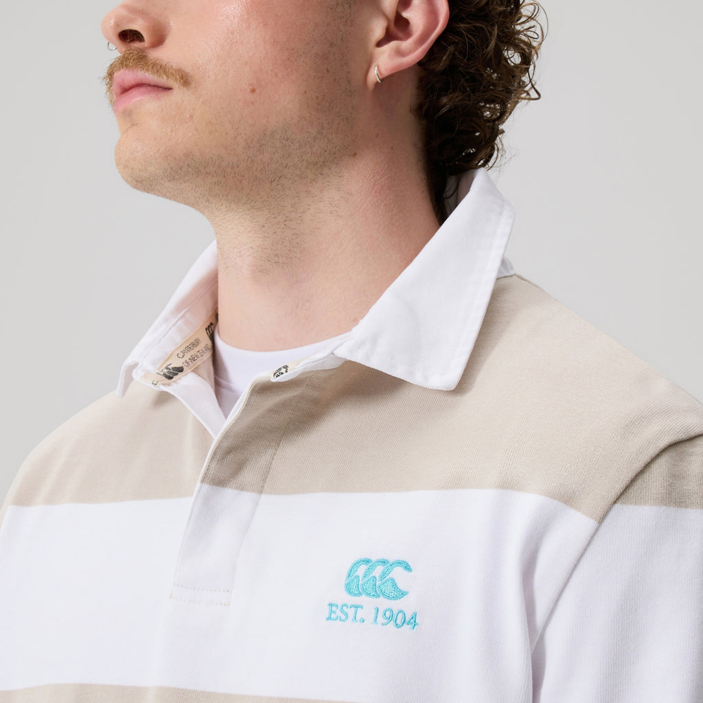 Canterbury Multi Stripe Rugby Jersey - Adults - Taupe