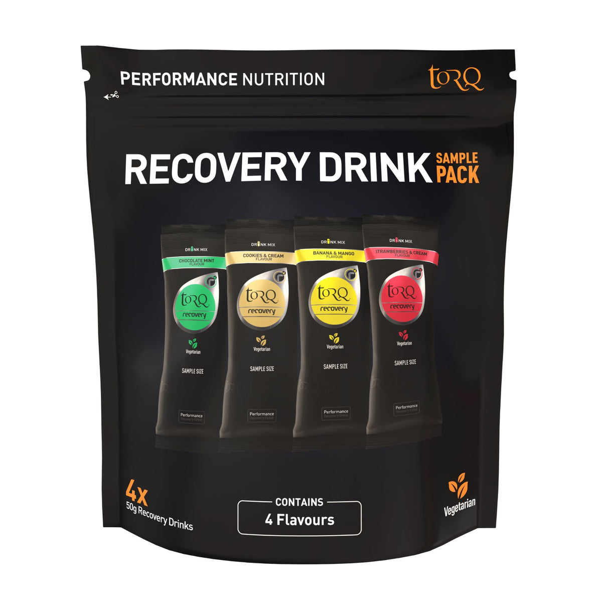 TORQ 4 Recovery Drink Sampling Pack -DS