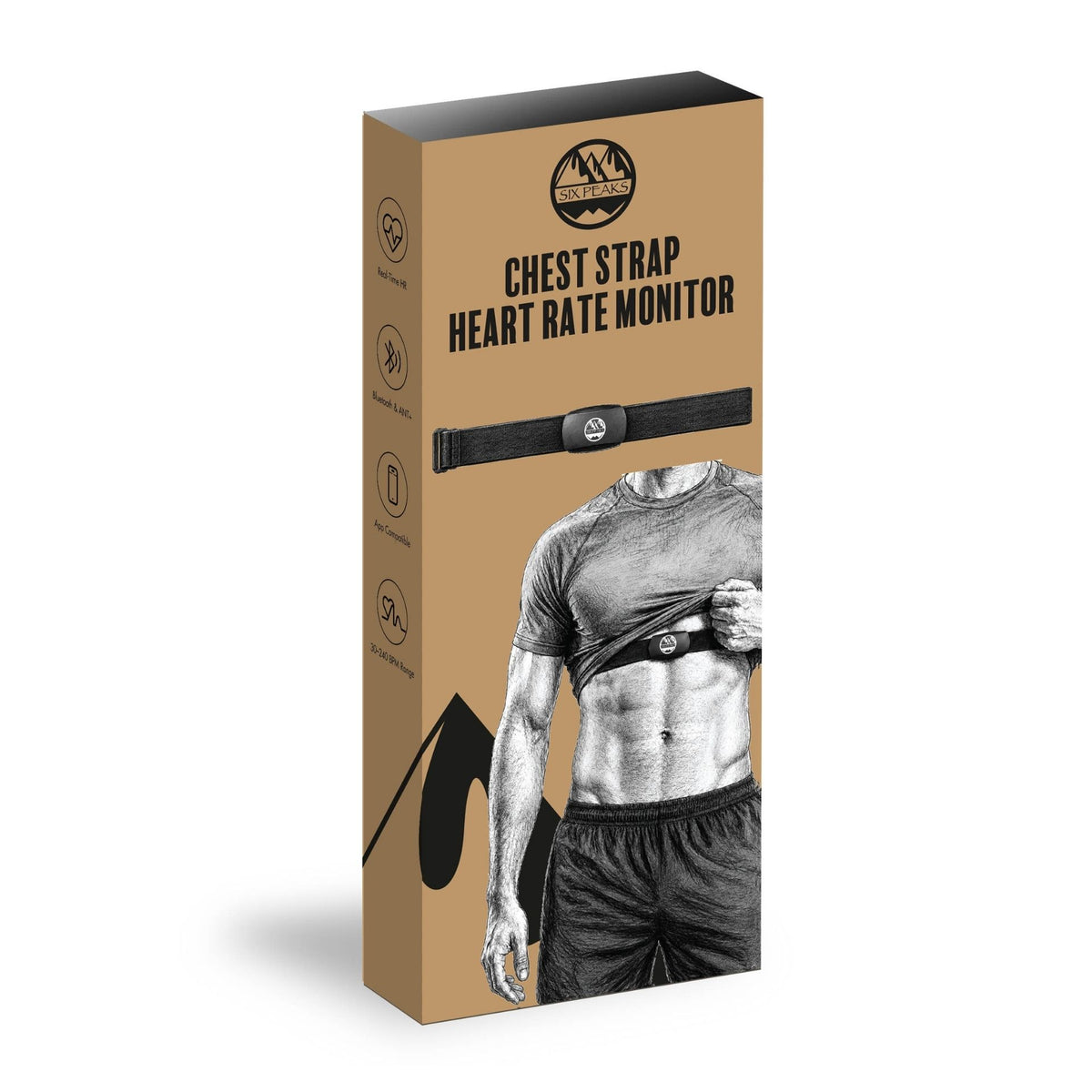 Six Peaks Chest Strap Heart Rate Monitor -DS