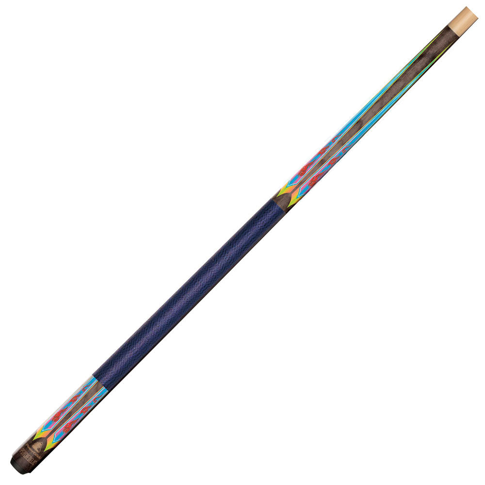 Powerglide Psychedelic Pool Cue 10mm Tip -DS